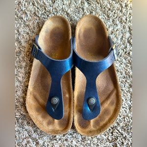 Birkenstock Gizeh Sandal Insignia Blue Size 38